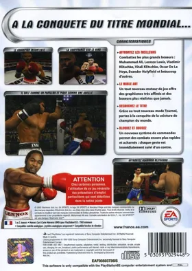 Knockout Kings 2002 box cover back